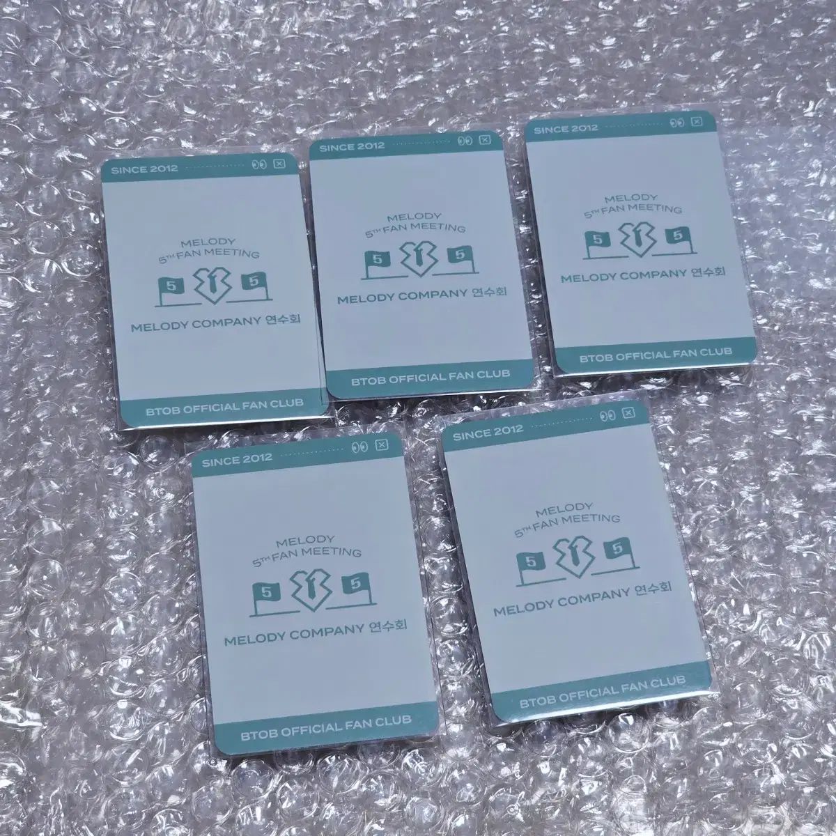 BTOB 各種 トレカ　※商品説明欄ご確認お願いします BTOB 5期ファンミーティング MD ユク・ソンジェ(YOOK SUNGJAE) トレカ