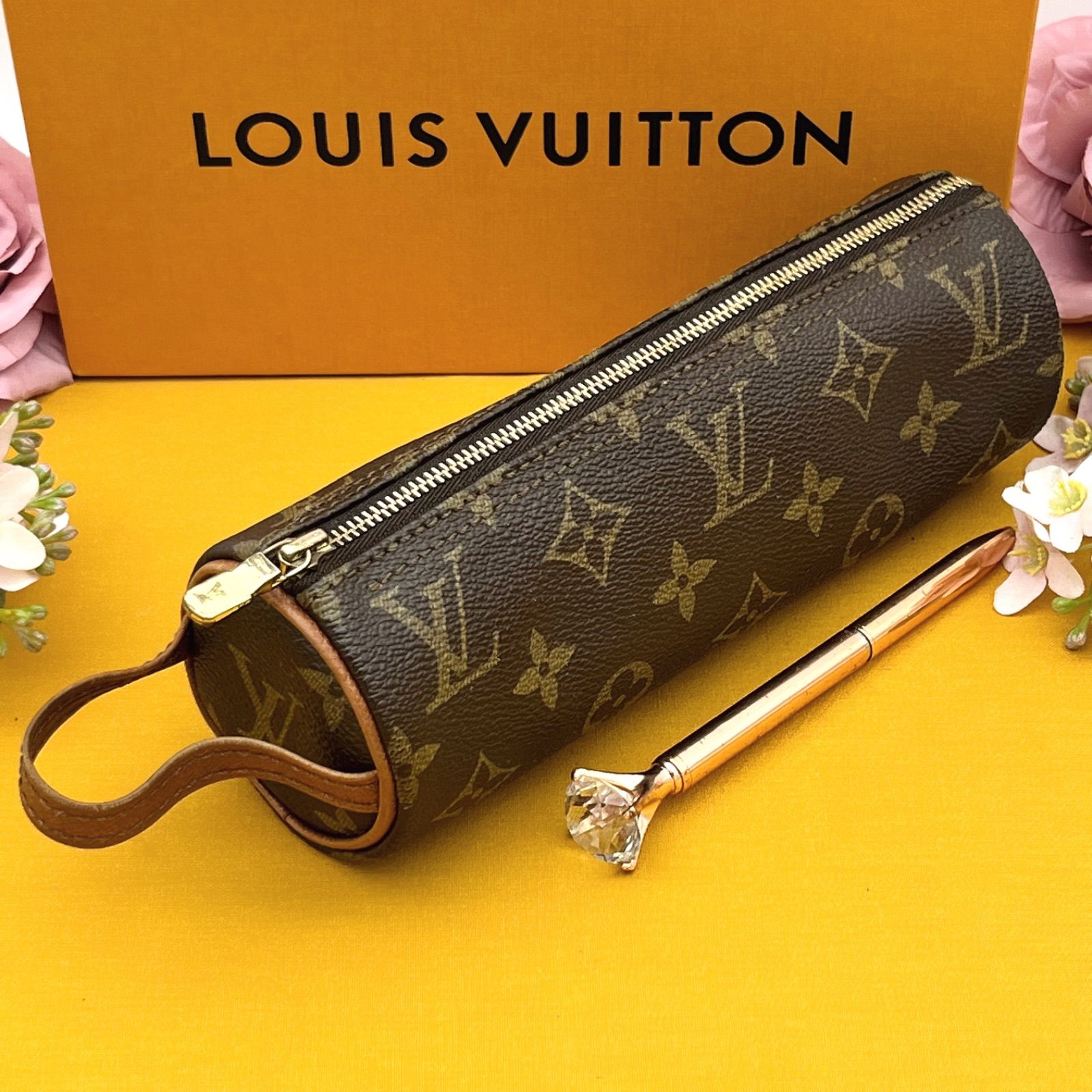 ルイヴィトン　ポーチ　ペンケース　トゥルースロンド　B174 ルイヴィトン トゥルース ロンド モノグラム ペンケース 筆入れ - メルカリ