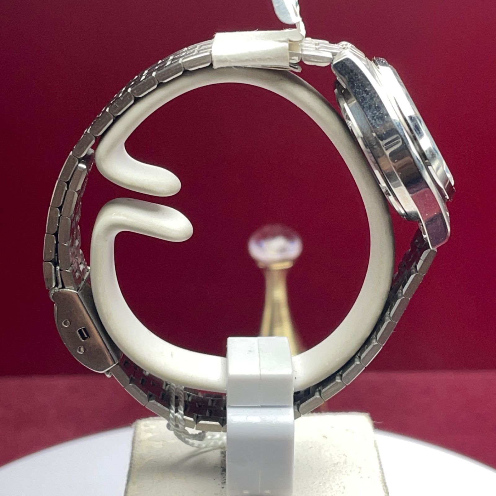 90s 未使用 SEIKO ジョイフル クォーツ 純正SSベルト 電池交換済