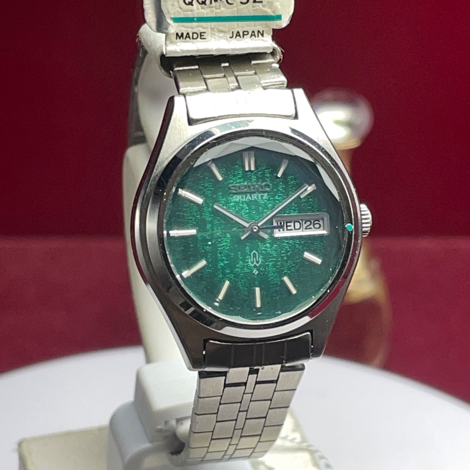 90s 未使用 SEIKO ジョイフル クォーツ 純正SSベルト 電池交換済 90s 未使用 SEIKO ジョイフル クォーツ 純正SSベルト 電池交換済