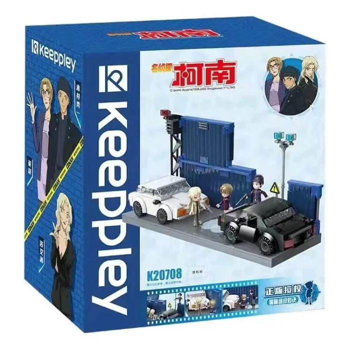 中国限定　keeppley フィギュア　警察戦隊　怪盗戦隊　セット　ブロック 即納】新品未開封 Keeppley 名探偵コナン 黒の組織対決 K20708