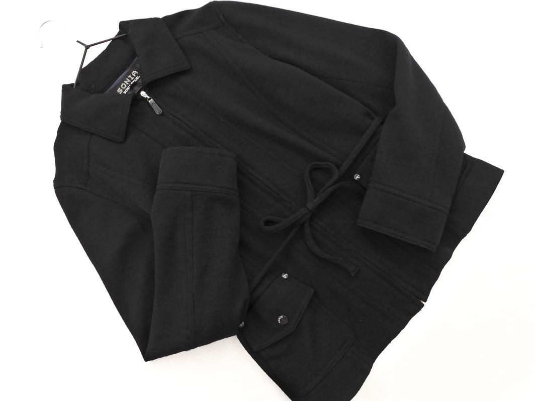 SONIA RYKIEL ソニアリキエル ウール混 ジップアップ ジャケット