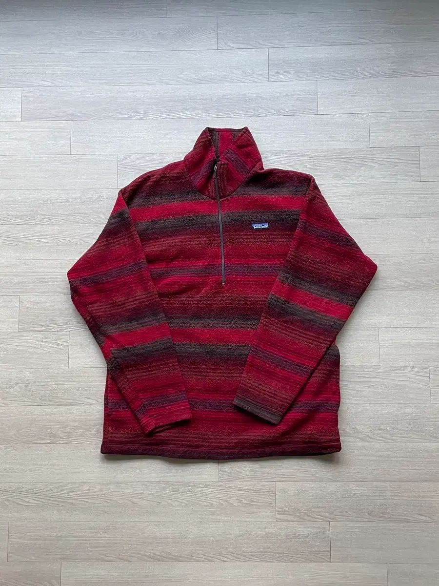 XL 90 s patagonia パタゴニア Synchilla シンチラ ジップアップ レッド ストライプ ヴィンテージ