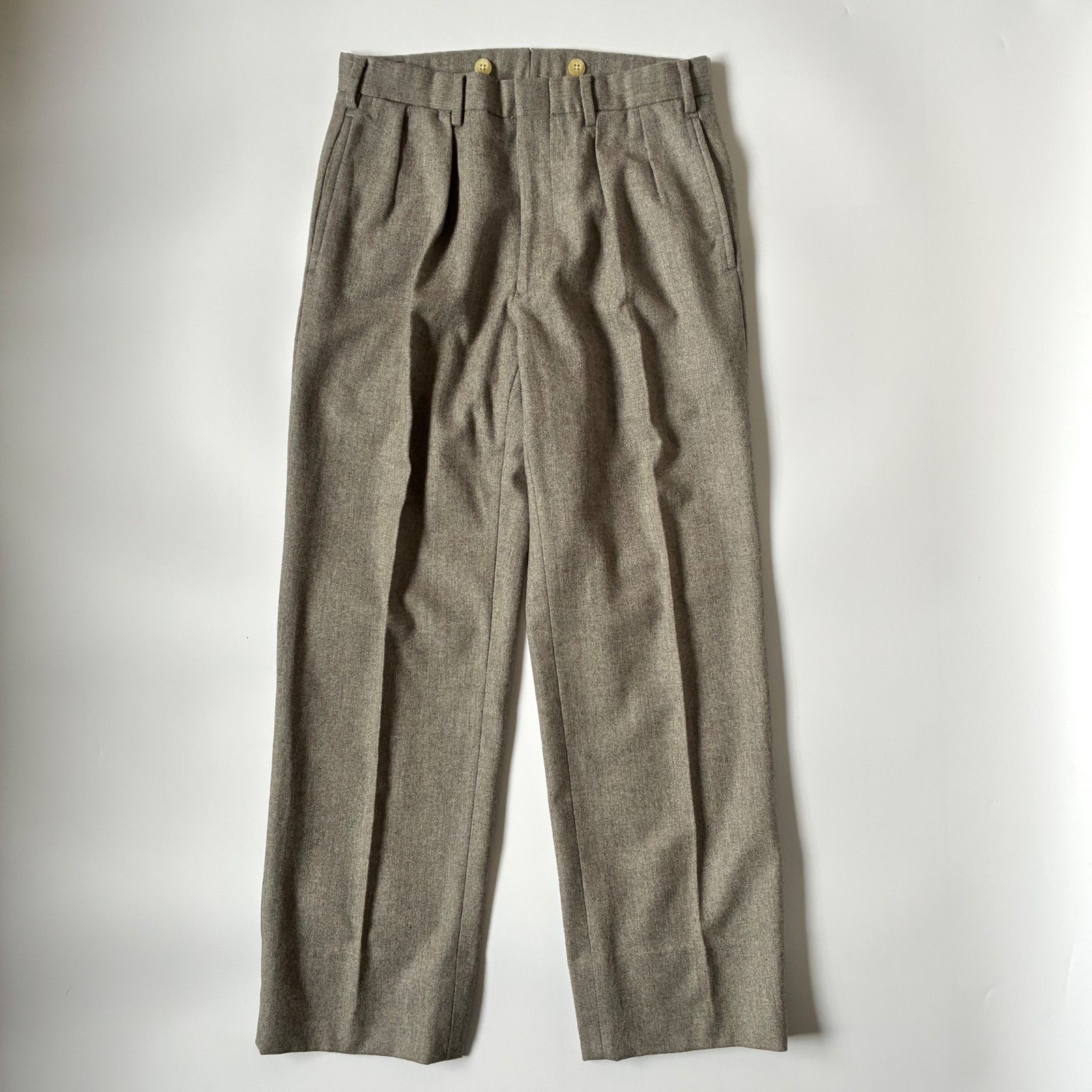 POLO by RALPH LAUREN | 2プリーツ ウールサキソニー ワイドスラックス