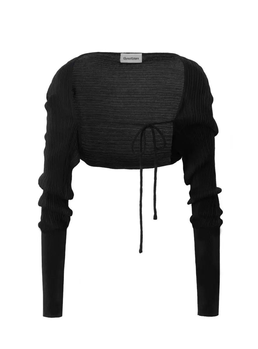 スリータイムズ リットボレロ ブラック