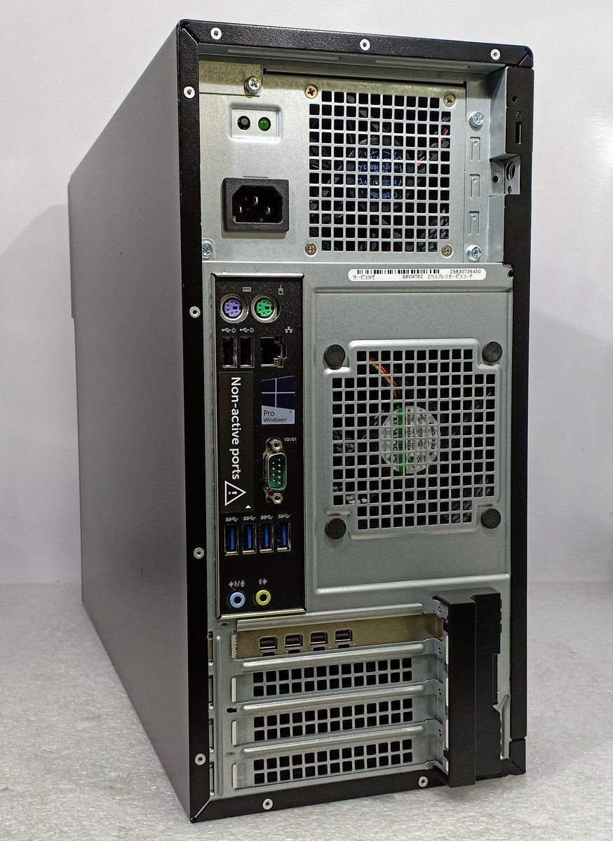 ミニタワーWS DELL Precision Tower 3620 4コア Xeon E 3-1220 v 5 3.0 GHz|16 GB|1 TB SATA*2|DVDマルチ|Quadro K 1200|Windows 10 Pro