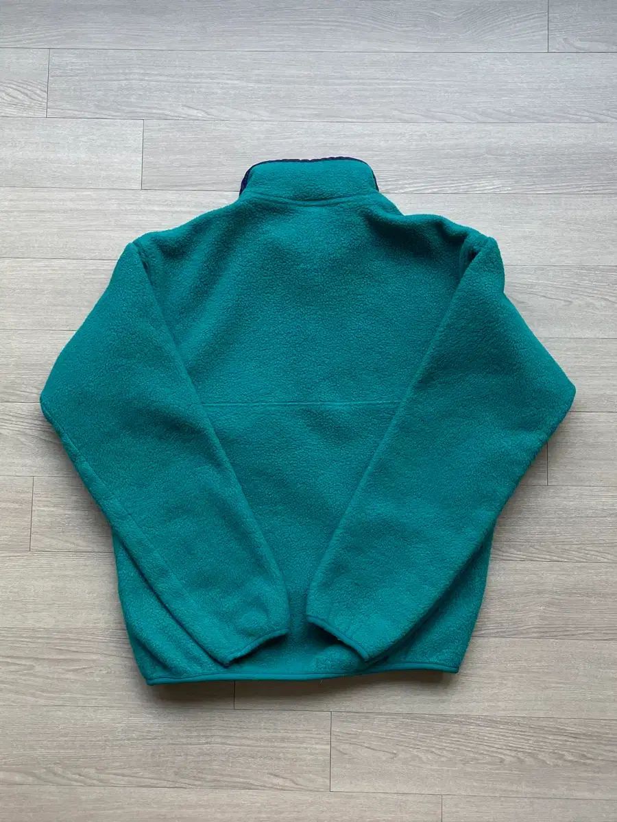 S 90 パタゴニア Synchilla シンチラ ティール ブルー パープル ヴィンテージ フリース