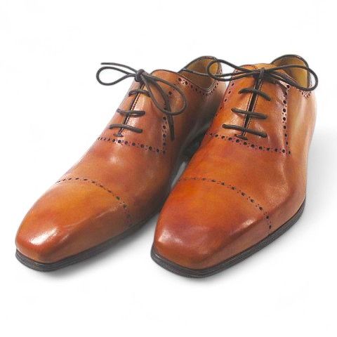 Barrett バレット レースアップシューズ ドレスシューズ ビジネスシューズ 7.5 ブラウン 茶系 レザー イタリア製