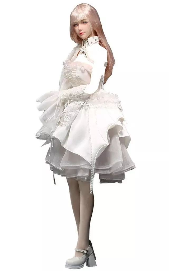 ドールアクセサリー 1|6用 ユエ ツインフラワー ヨーヨー ヘッド ＆ コスチューム セット