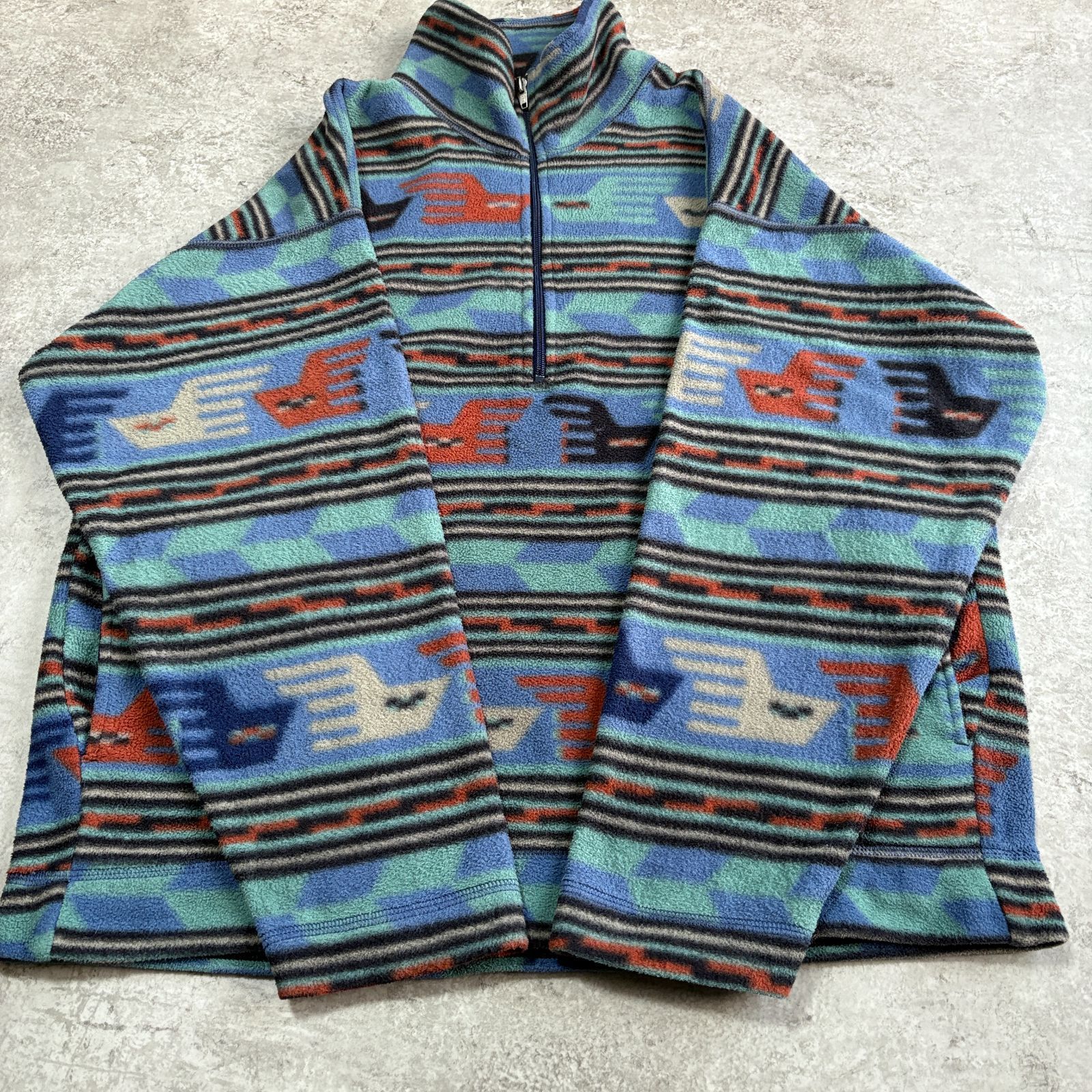 90s 1995年 USA製 patagonia Lightweight Synchilla Half zip Pullover 