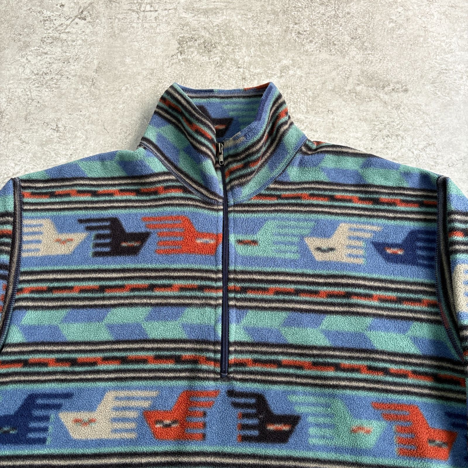 90s 1995年 USA製 patagonia Lightweight Synchilla Half zip Pullover 