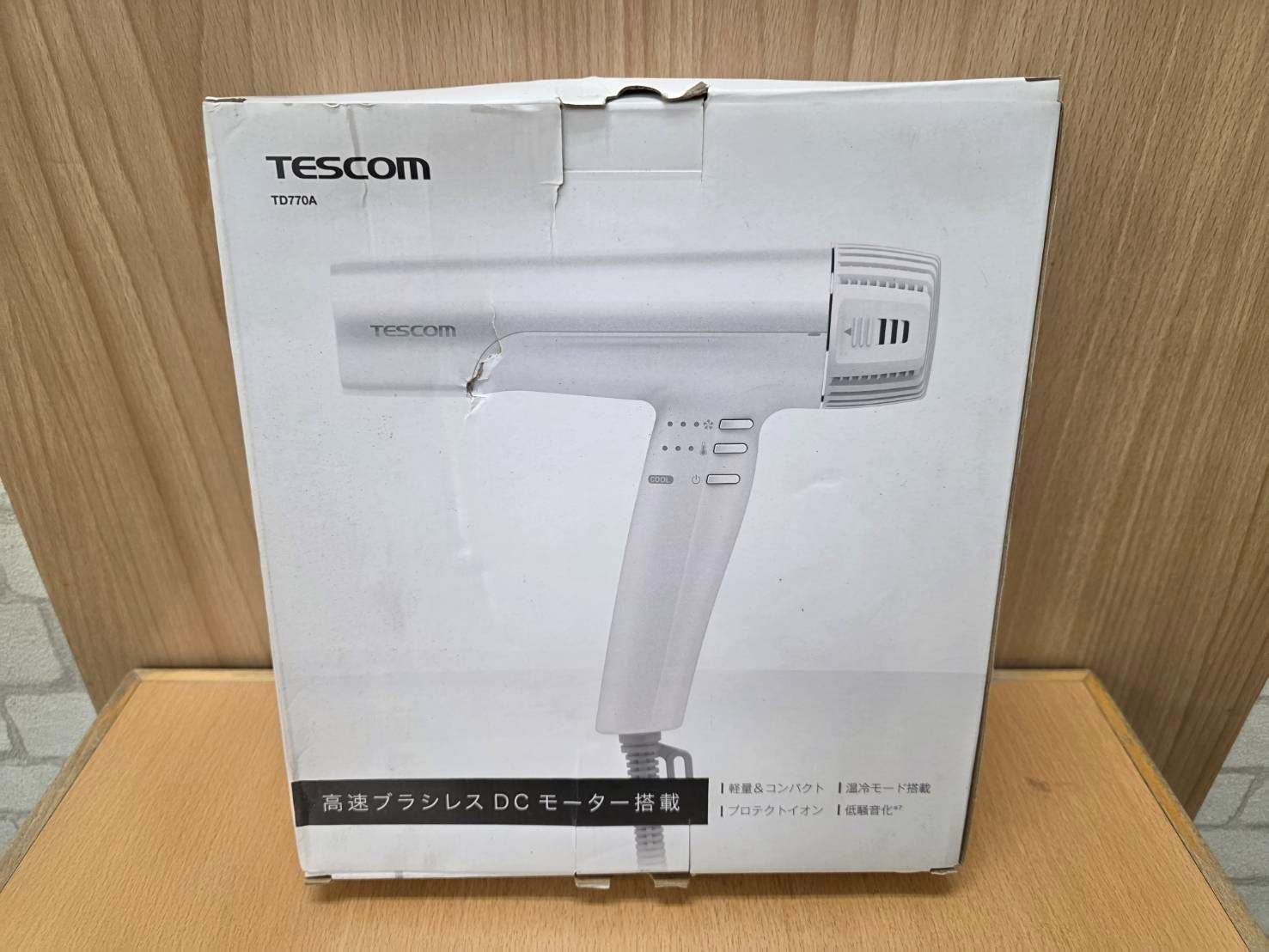 071128 TESCOM テスコム プロテクトイオンヘアードライヤー TD 770 A-W