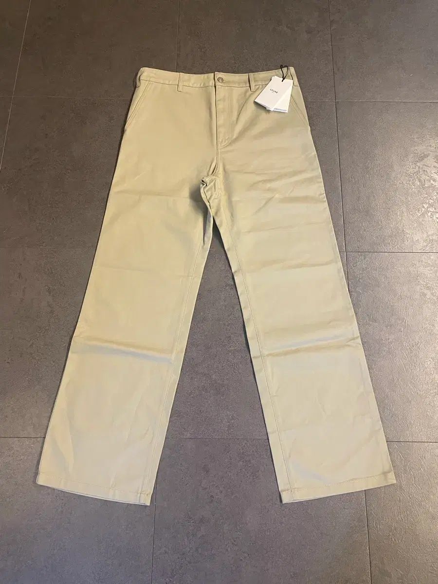 Celine セリーヌ ミッドライズ コットン チノ パンツ