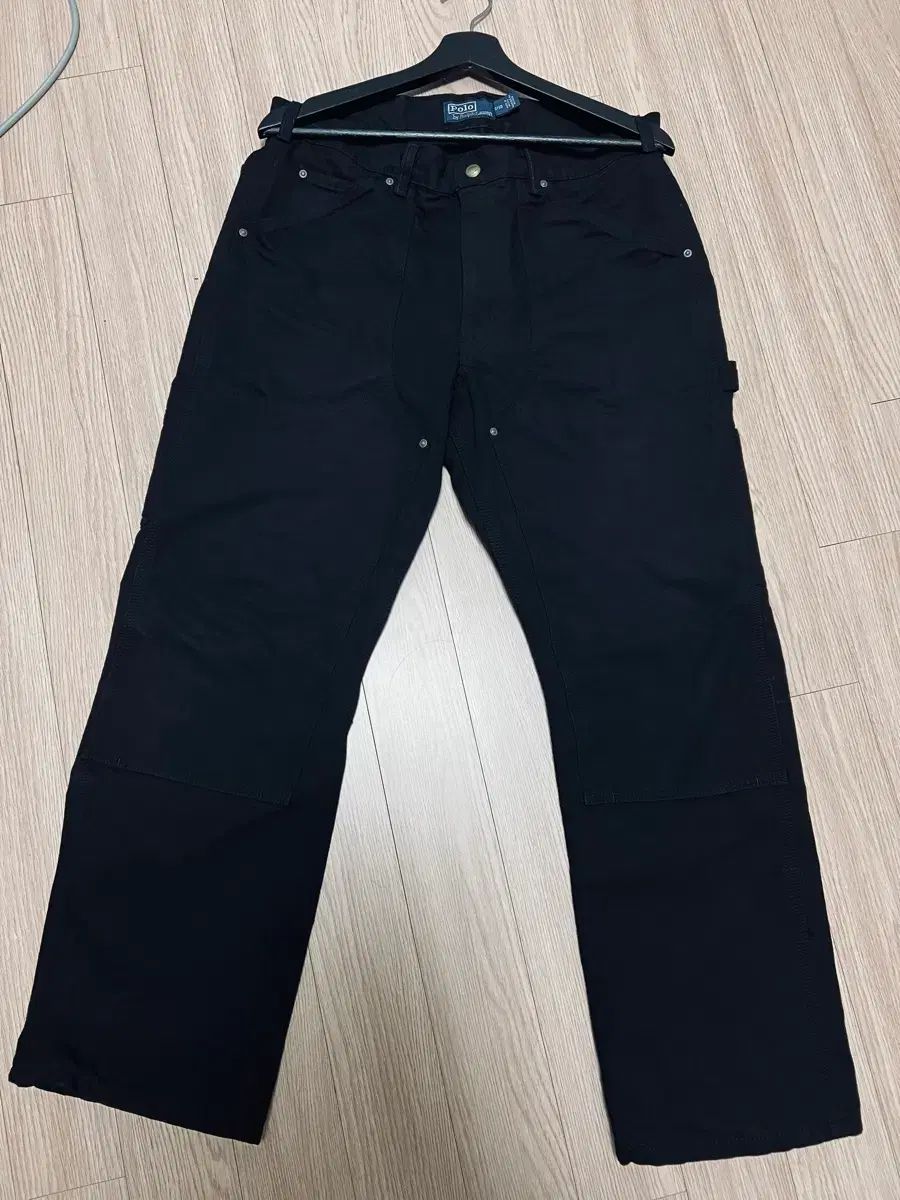 ポロ ラルフローレン ダブルニー ブラック 32 x 30 Carhartt 80 s