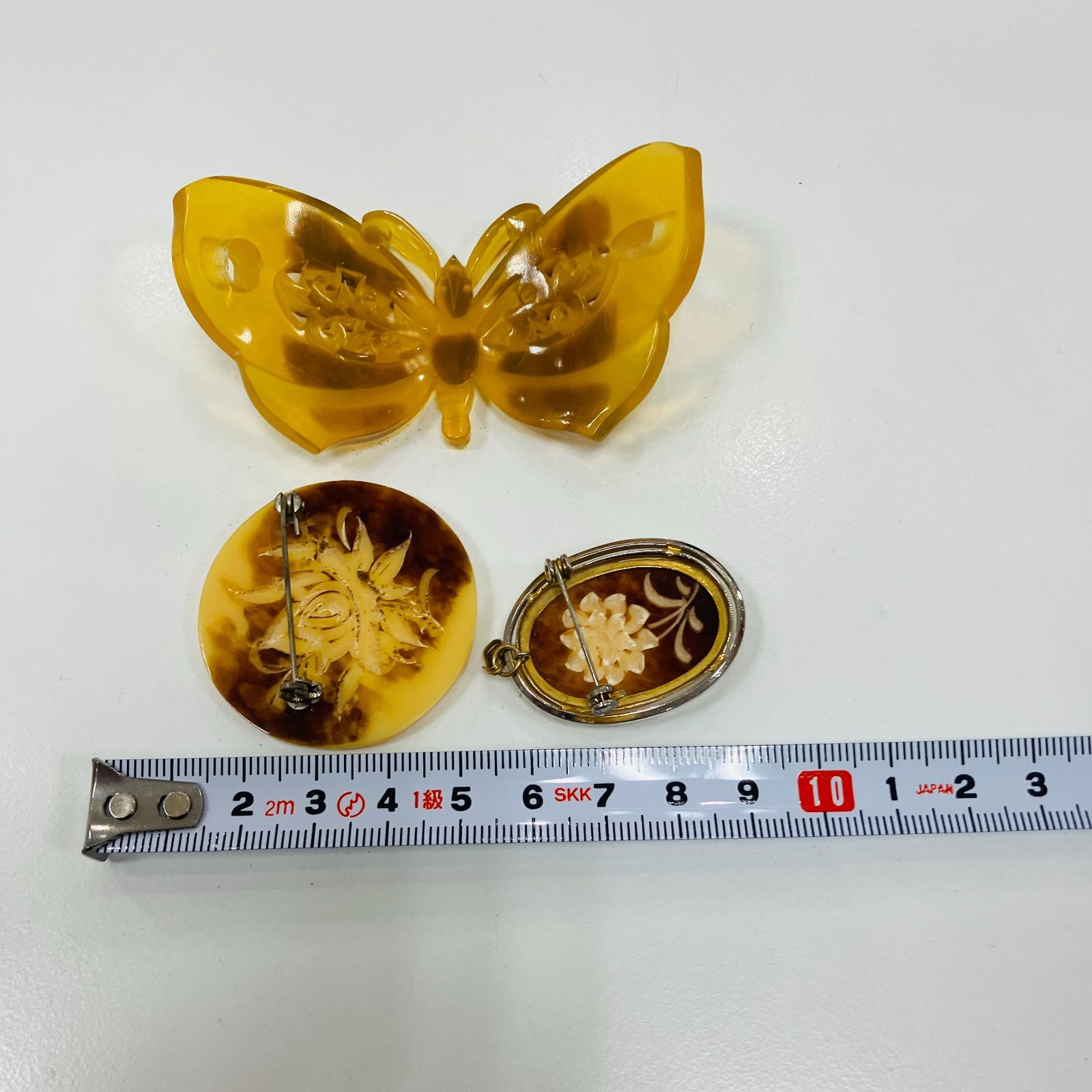 A【アクセサリー】鼈甲 べっこう べっ甲 ブローチ アクセサリー - メルカリ