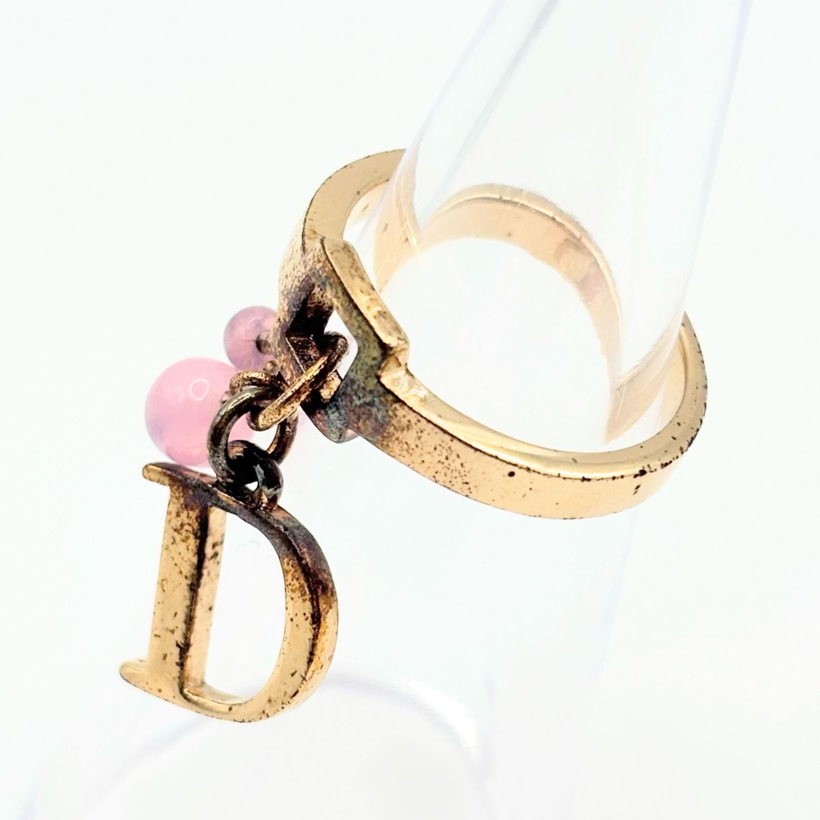 クリスチャンディオール Christian Dior 指輪 7号 Sサイズ ゴールド