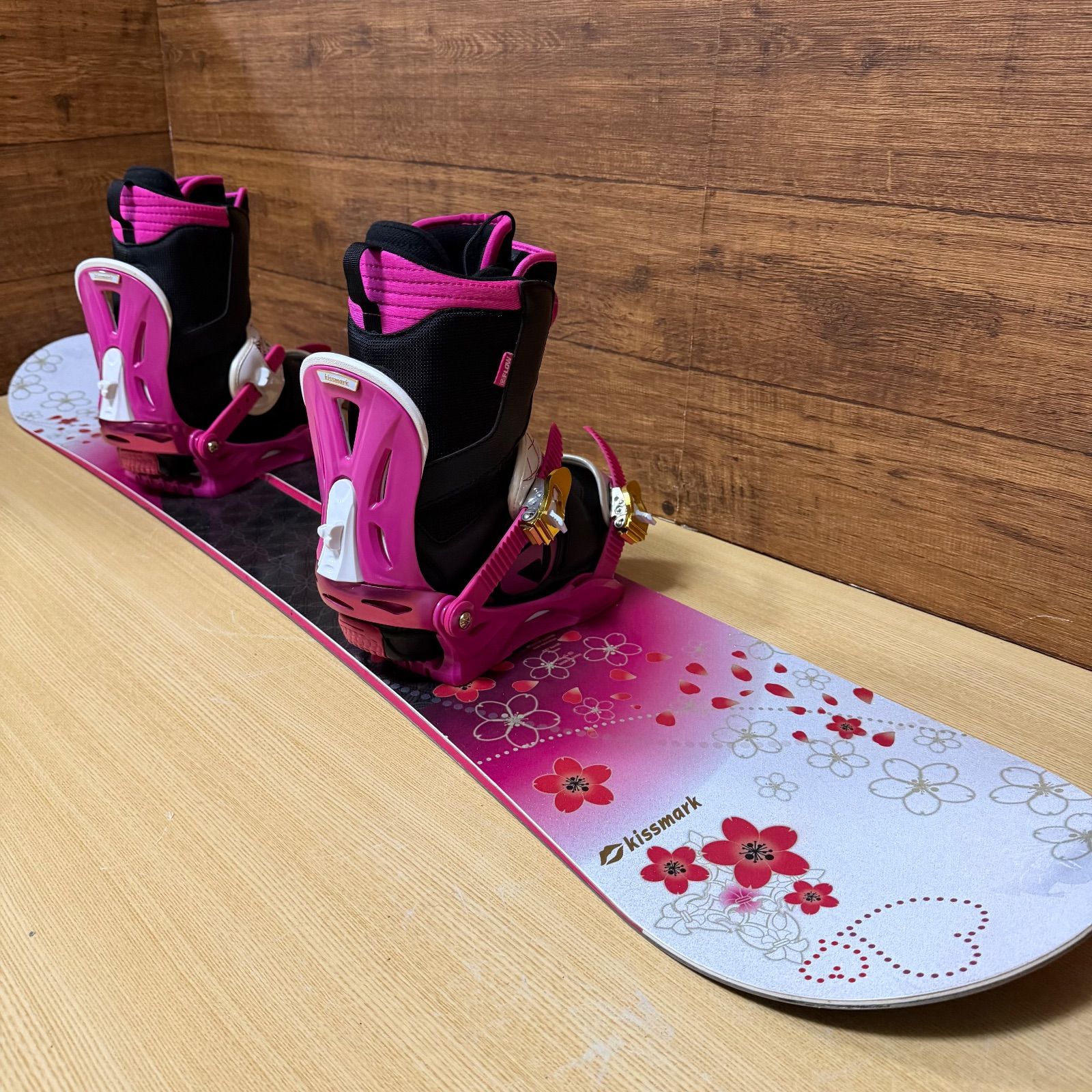 美品 kiss mark キスマーク 初心者オススメ レディース スノーボード3