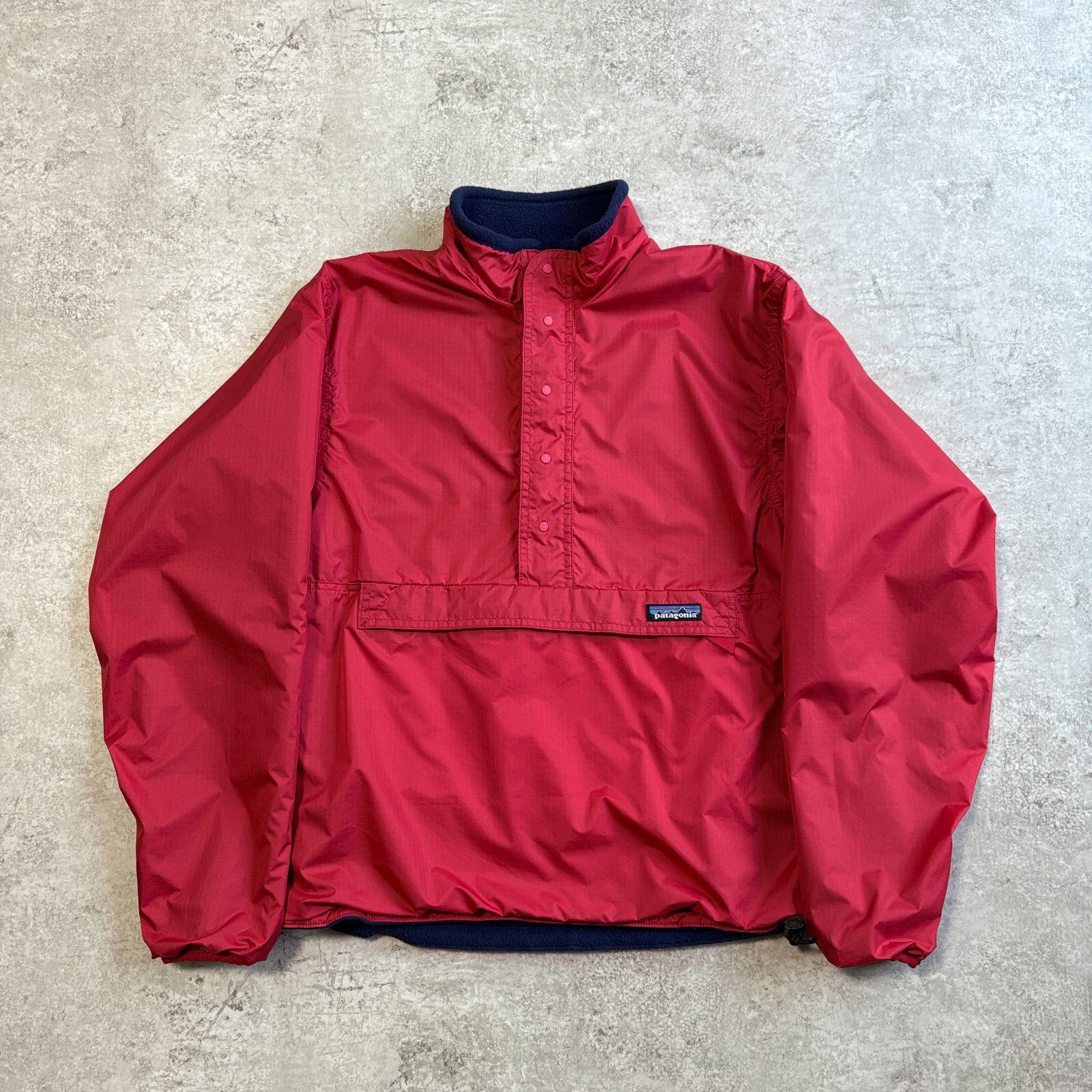 90s 1998年 USA製 patagonia Capilene Glissade 【 navy × red 