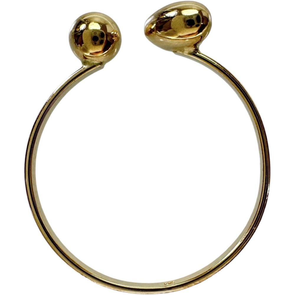 10号 ハートデザイン リング・指輪 K18ゴールド 18金 0.7g レディース