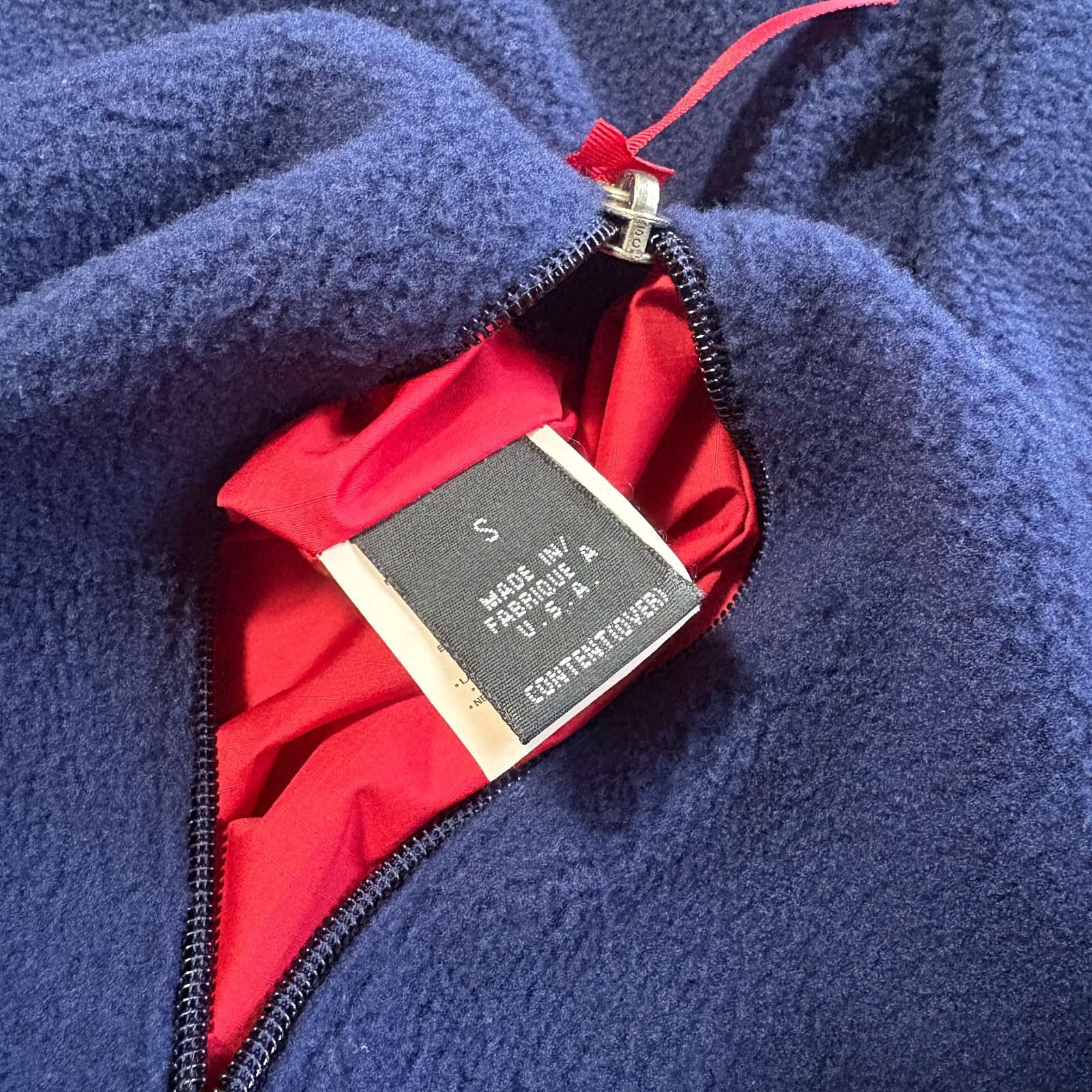 90s 1998年 USA製 patagonia Capilene Glissade 【 navy × red 