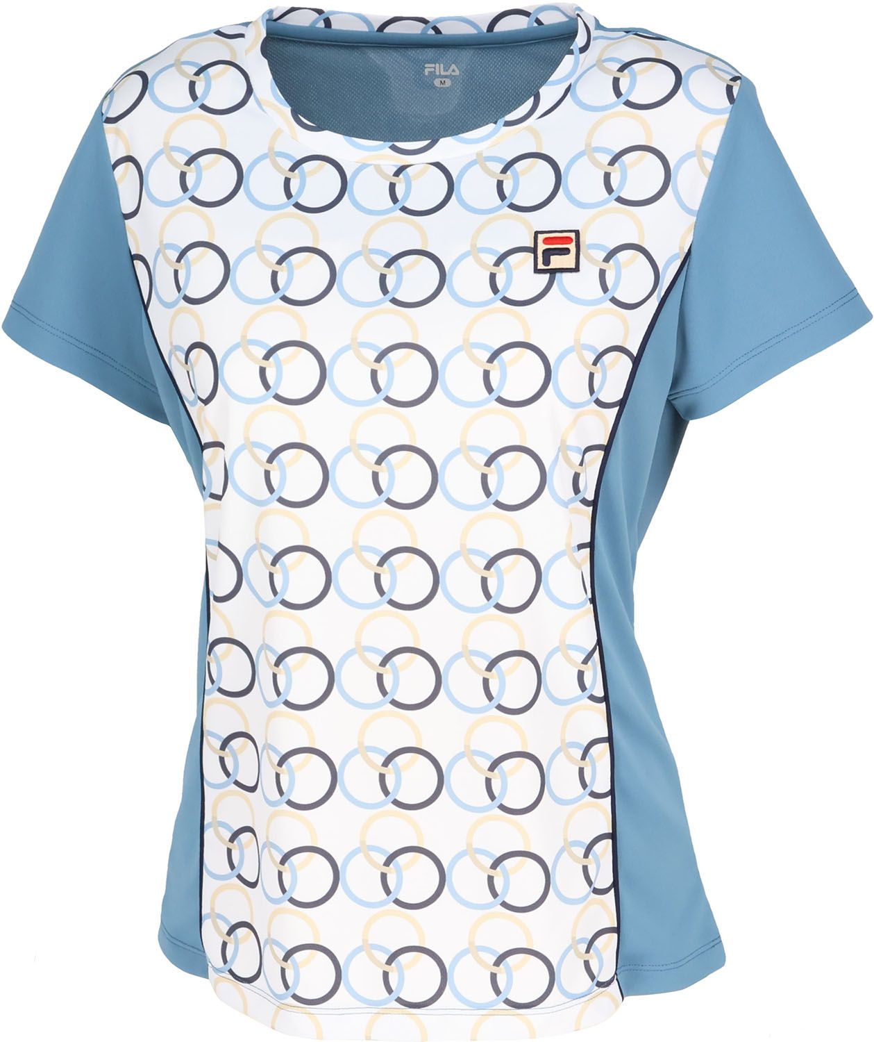 フィラ FILA テニス ゲームシャツ ウェア レディース ウィメンズ 女性 大人 半袖 Tシャツ トップス ウェア ロゴ スッキリ ギャザー 部活動 クラブ サークル スクール チーム  EL0201 フィラ FILA テニス ゲームシャツ ウェア レディース ウィメンズ 女性