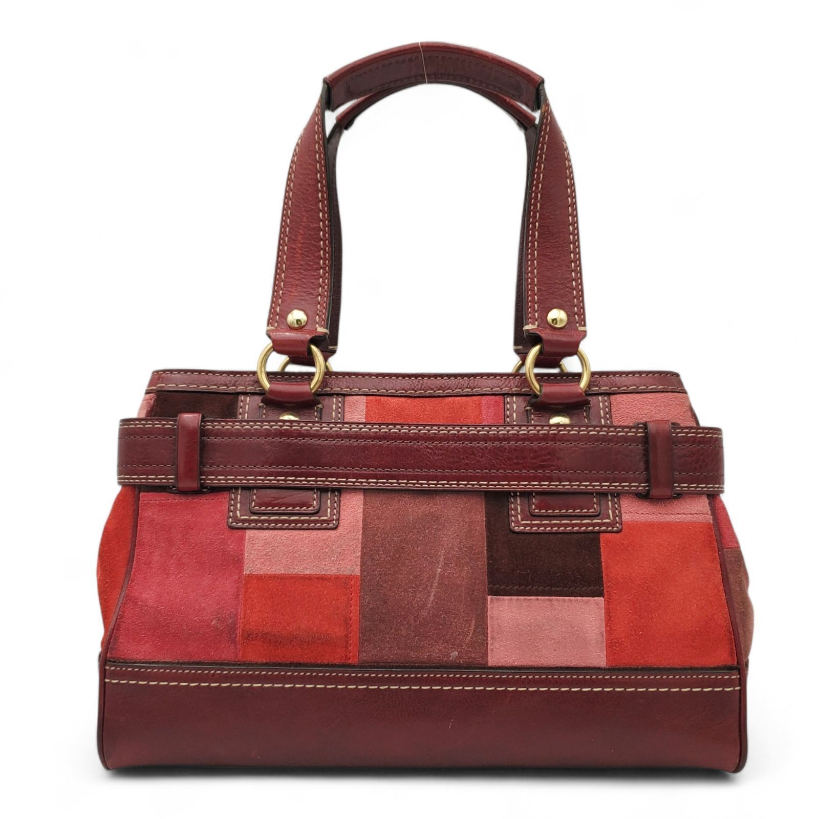 COACH Hampton Mosaic Patchwork Leather コーチ トートバッグ