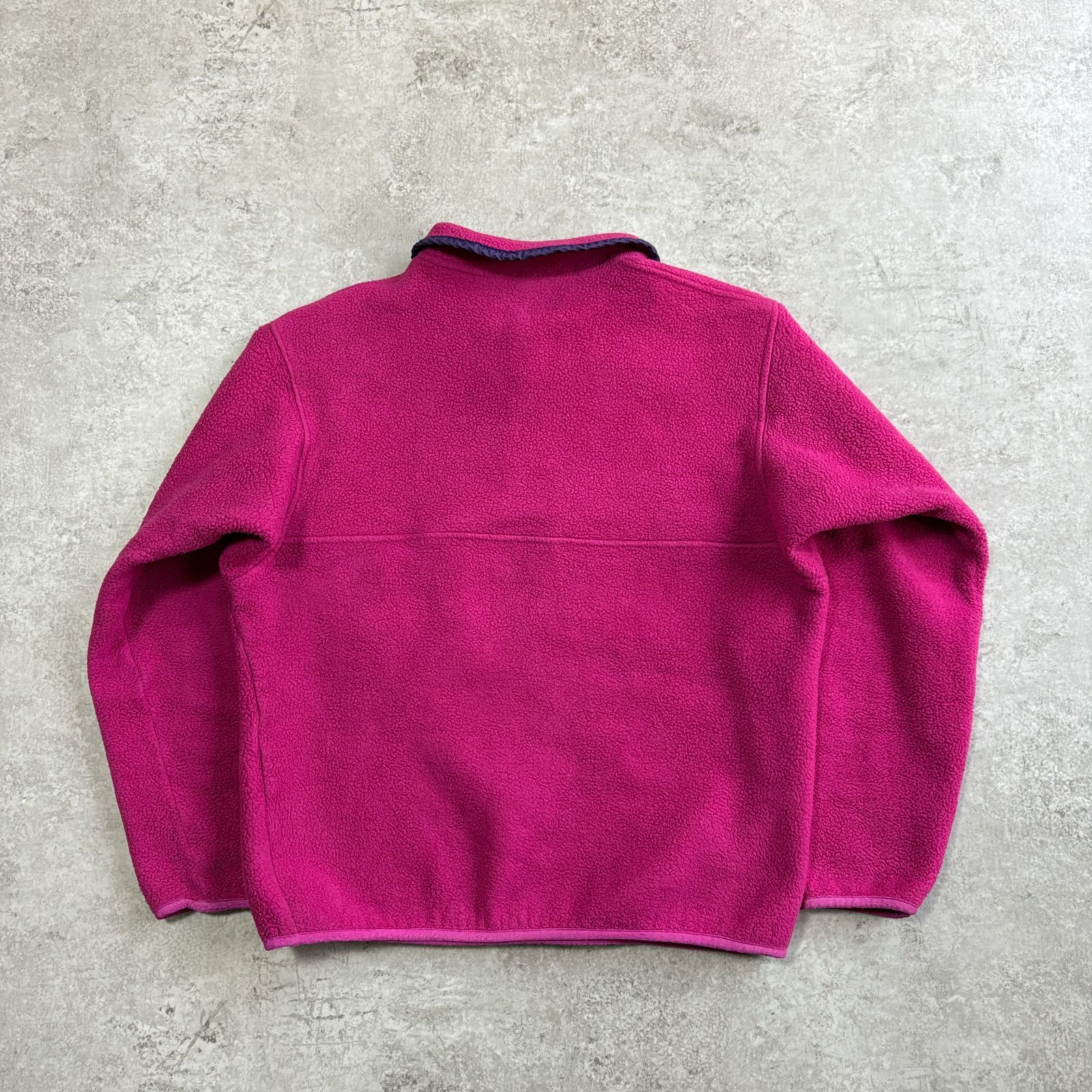 90s USA製 patagonia Synchilla Snap T Pullover 【 pink