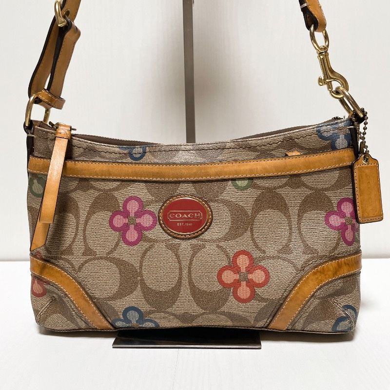 COACH コーチ PVC ショルダーバッグ クロスボディバッグ 肩掛け 斜め