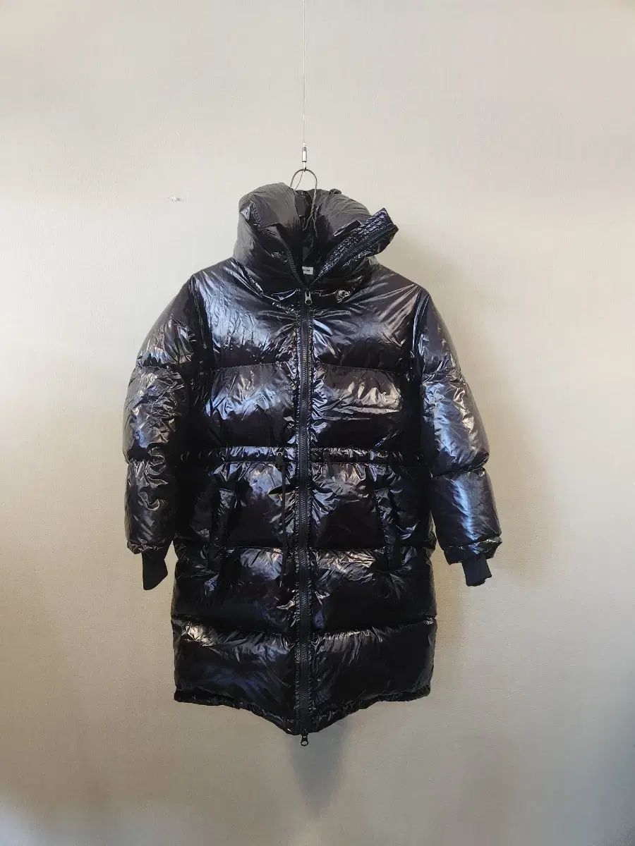 ジェリーメロ 130 8 9歳 グースブラック 光沢 ロング ダウン アウター