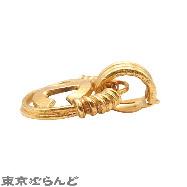 シャネル CHANEL イヤリング ゴールド メタル ココマーク ヴィンテージ