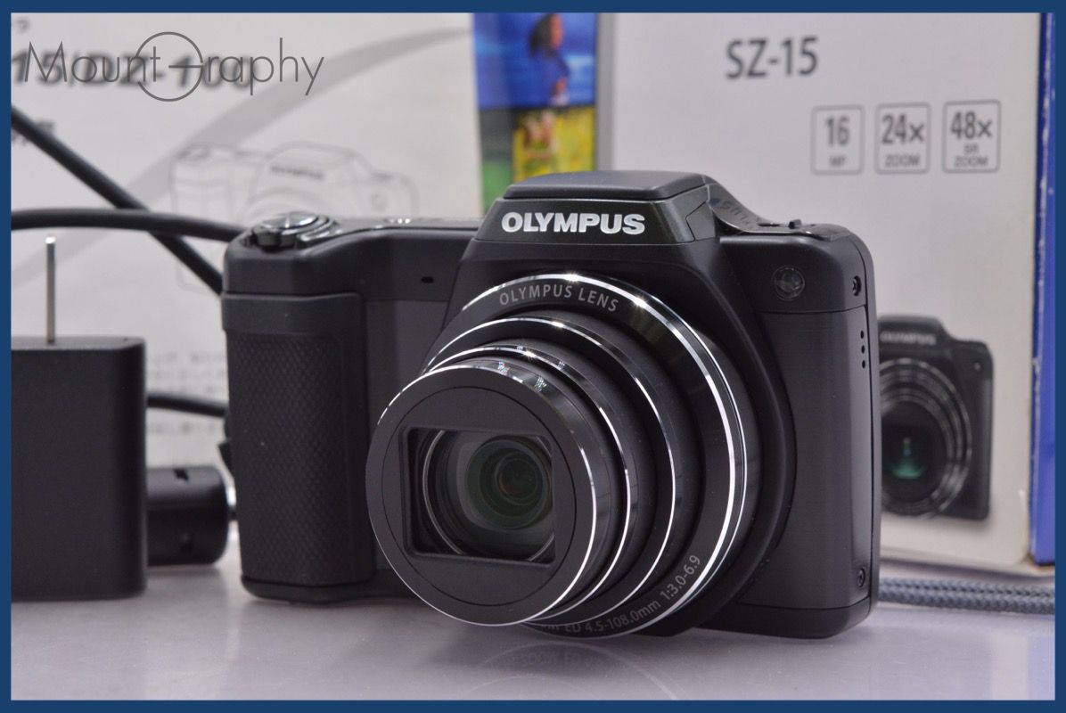 オリンパス Olympus STYLUS SZ-15 24x 元箱、取扱説明書付属 同梱無料