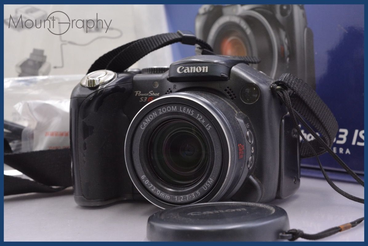 ☆ジャンク特価☆ キヤノン Canon PowerShot S3 IS 12x 単三電池仕様