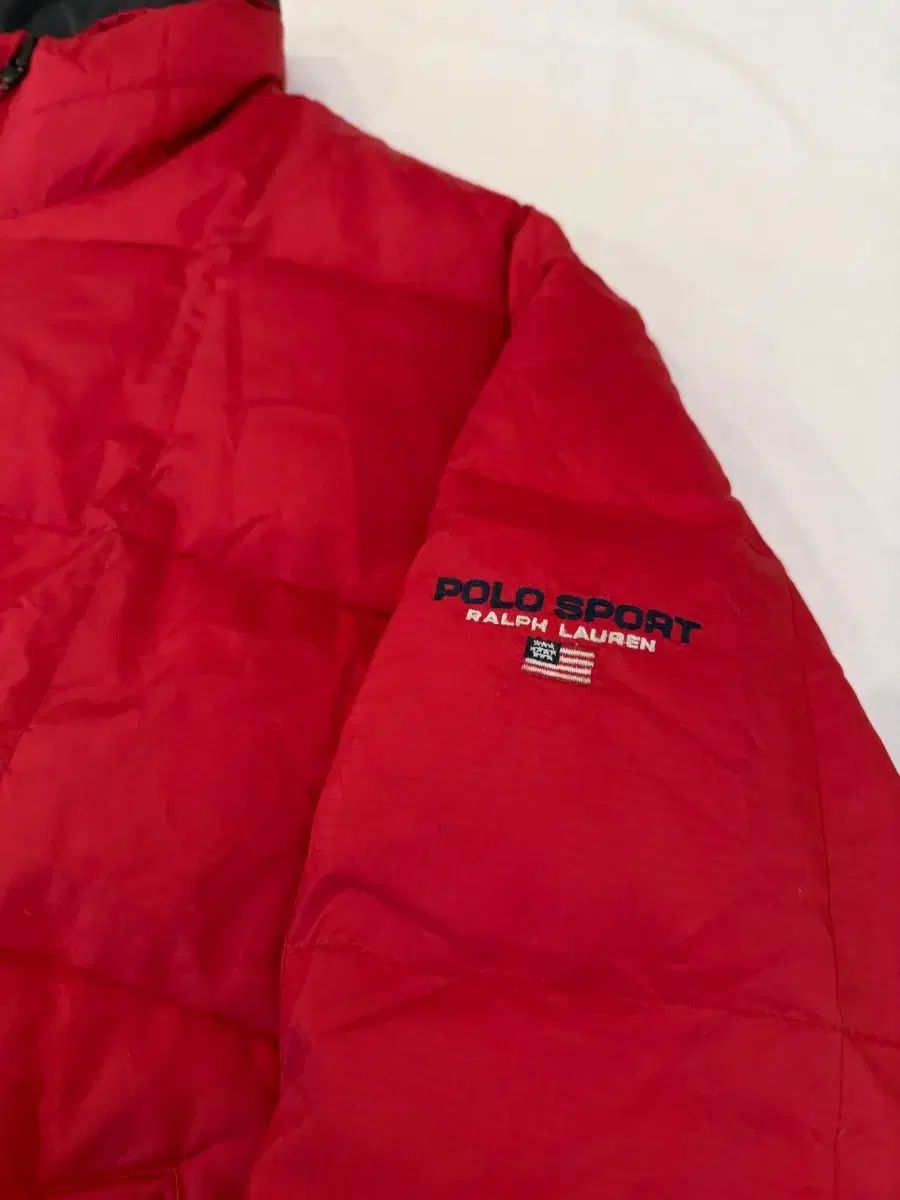 90 s POLO SPORT ポロスポーツ ヴィンテージ グースダウン ダウン レッド