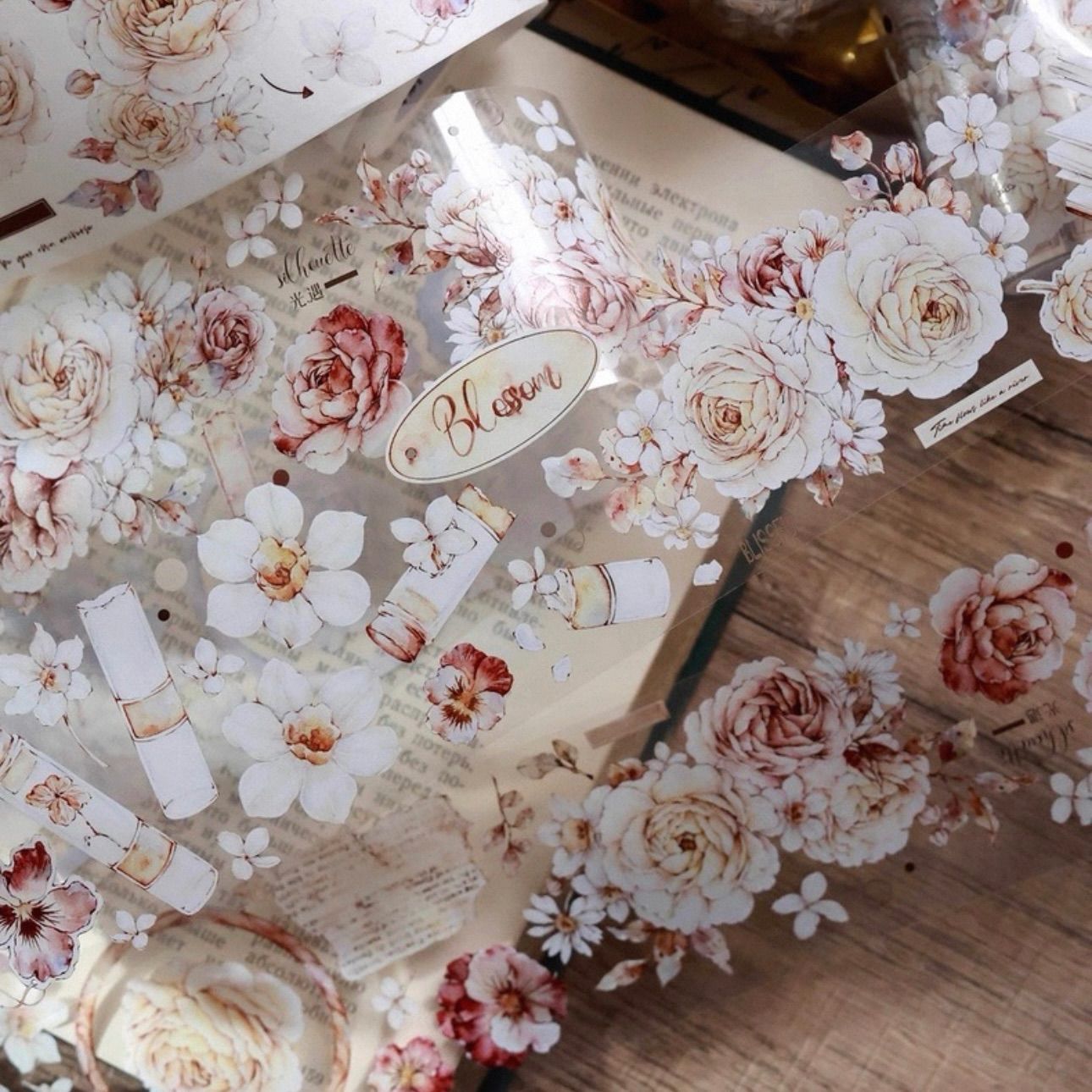 PET 5.5cm×6m 120cm/loop 海外マスキングテープ 海外マステ 花 - メルカリ