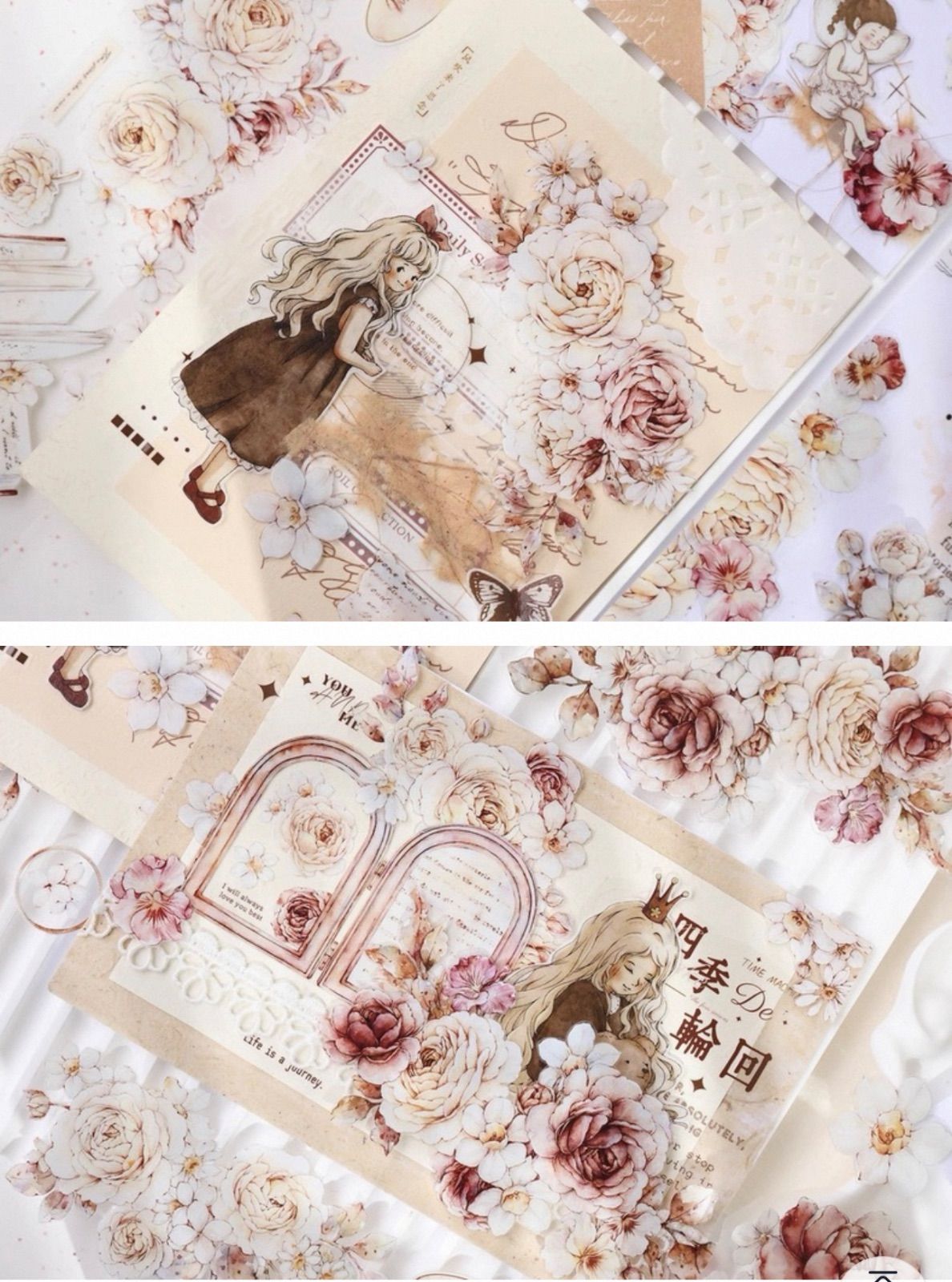 PET 5.5cm×6m 120cm/loop 海外マスキングテープ 海外マステ 花 - メルカリ