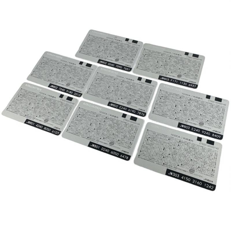 ICOCA イコカ 無記名 ICカード 8枚セット 残高0円 デポジット込み 交通