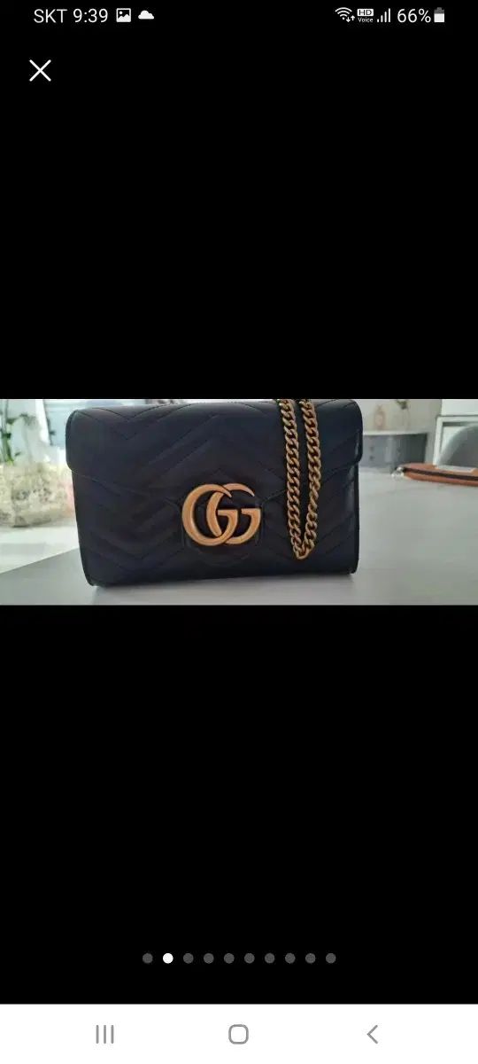 グッチ GGマーモント ミニ クロスバック