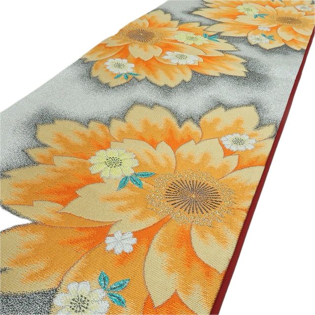 六花-RIKKA- 桜 着物 正絹 成人式 振袖用 袋帯 A 4058