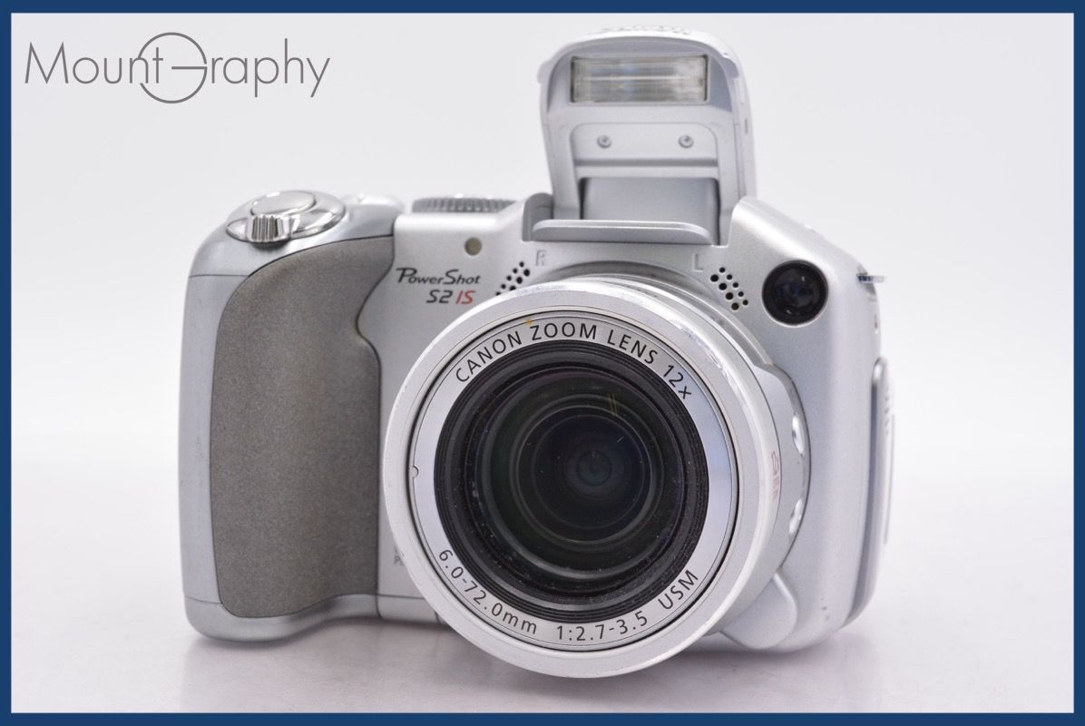 ☆極上美品☆ キヤノン Canon PowerShot S2 IS 12x 単三電池仕様 ☆完