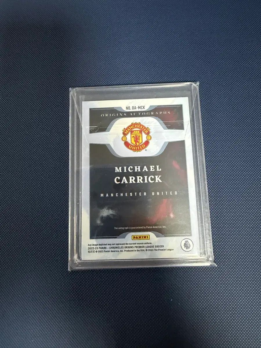 スポーツカード サッカー PANINI キャリック オート AUTO クールダウン用品 フットサルスクール