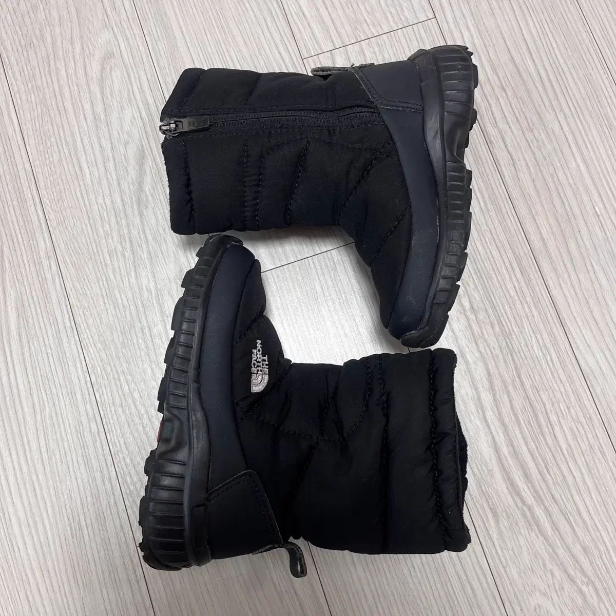  ザノースフェイス ブラック ダウン ブーツ 150 その他 キッズシューズ