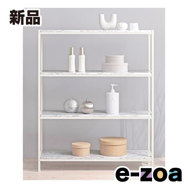 萩原 ハギハラ オープンラック 約 幅90 奥行30 高さ109 cm ホワイト LCC 4664 MWH 2569254