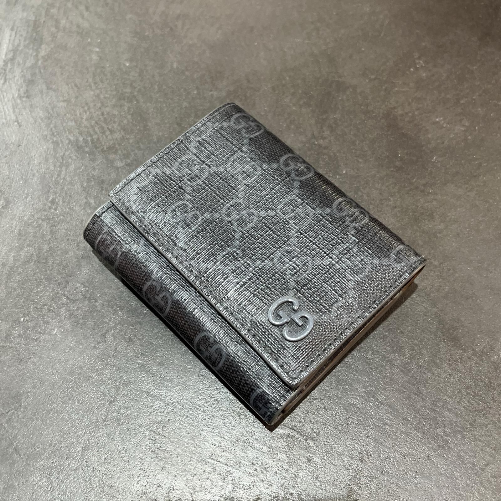 参考上代85800円 GUCCI GG三つ折りウォレット 三つ折り財布 ウォレット 