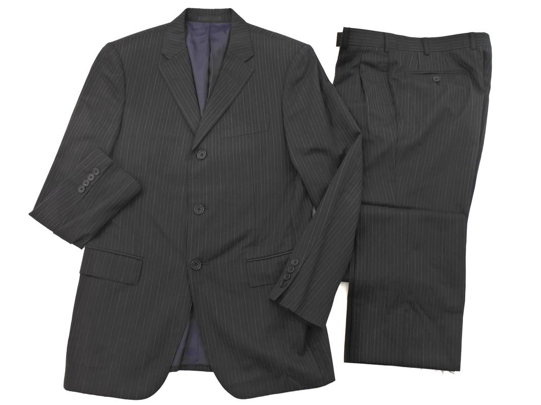 BURBERRY バーバリー ブラックレーベル ウール100% ストライプ