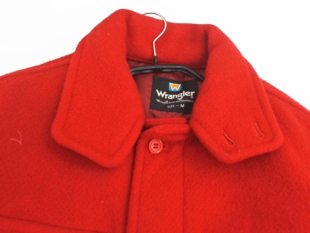 Wrangler ラングラー ウール混 ジャケット sizeM/赤 ◇□ メンズ