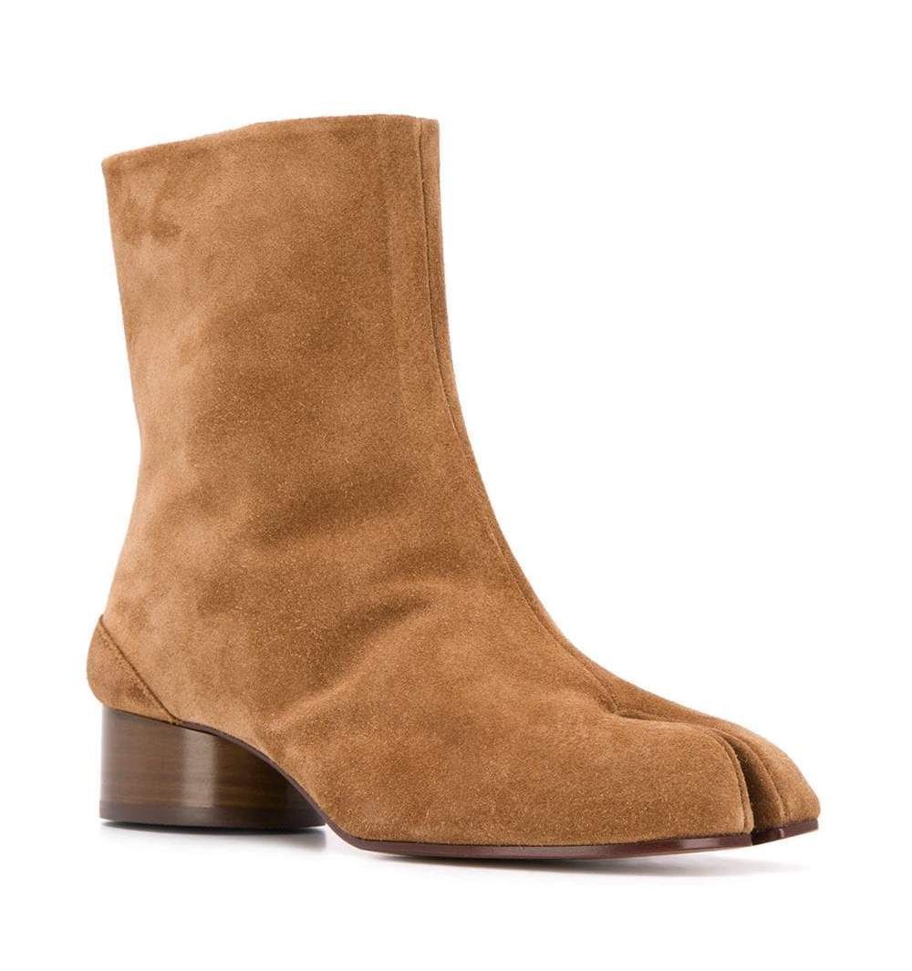 maison margiela スエード brown low 足袋ブーツ size35 20AW