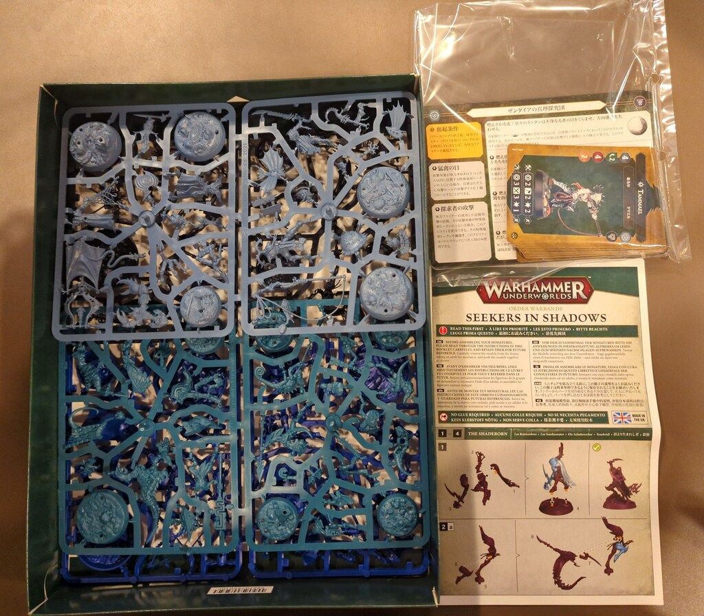 GAMES WORKSHOP WARHAMMER AGE OF SIGMAR UNDERWORLDS 秩序のウォーバンド 影の探索者 Order Warbands Seekers in Shadow