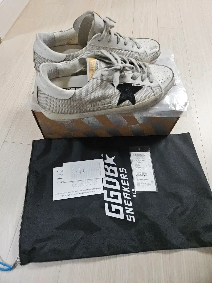 ゴールデングース ベージュ レザー スリッポンスニーカー 楽天市場