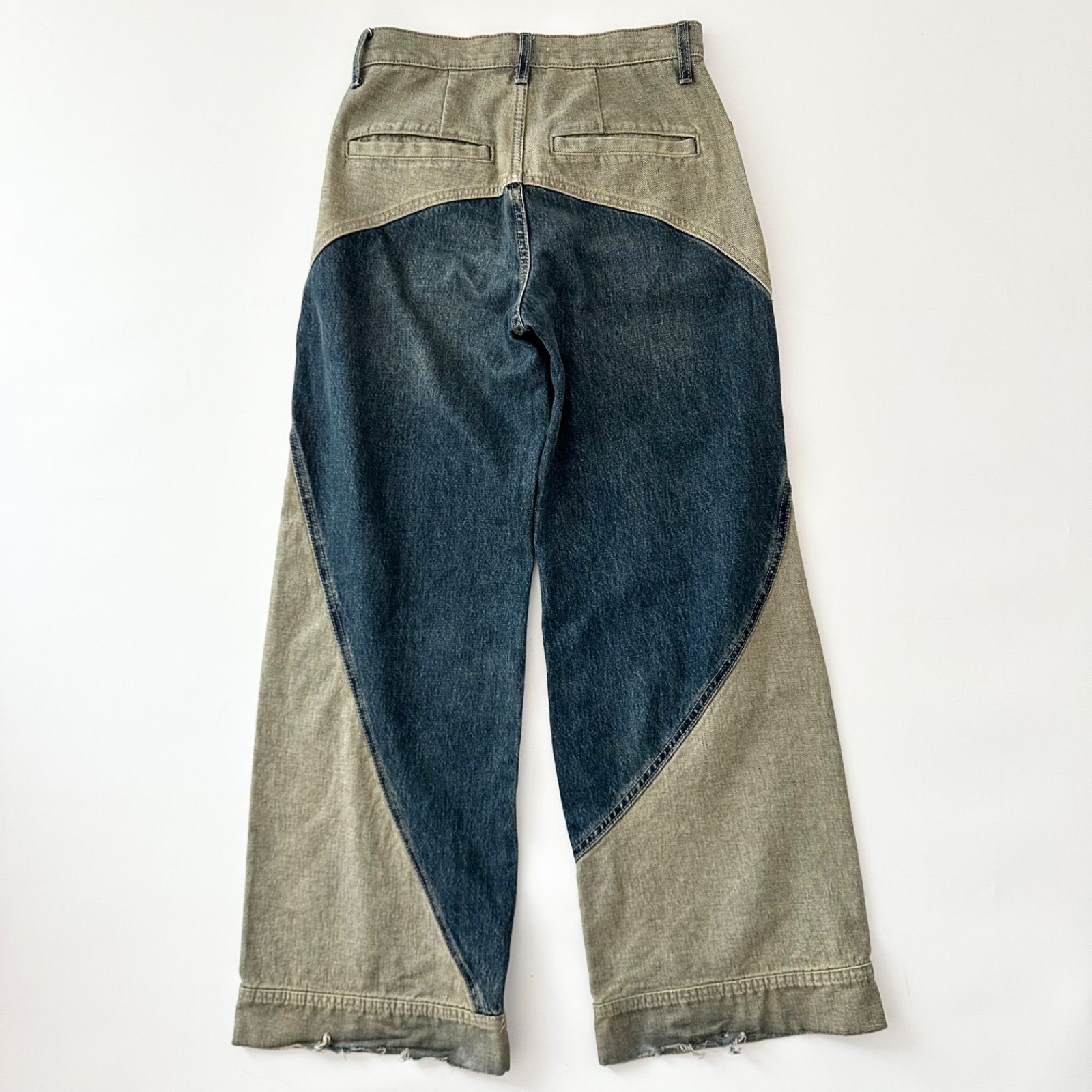 LAGUA GEM ラグアジェム 24AW SWITCHING LOOSEY DENIM デニム Y2K