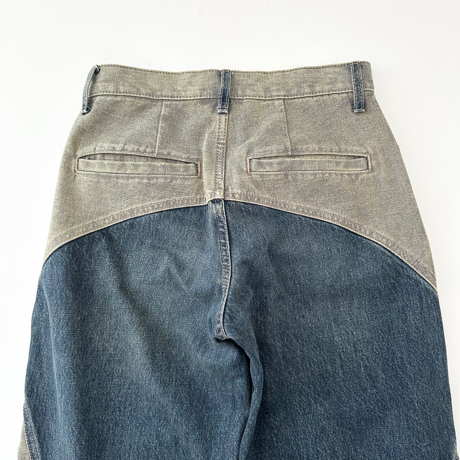 LAGUA GEM ラグアジェム 24AW SWITCHING LOOSEY DENIM デニム Y2K